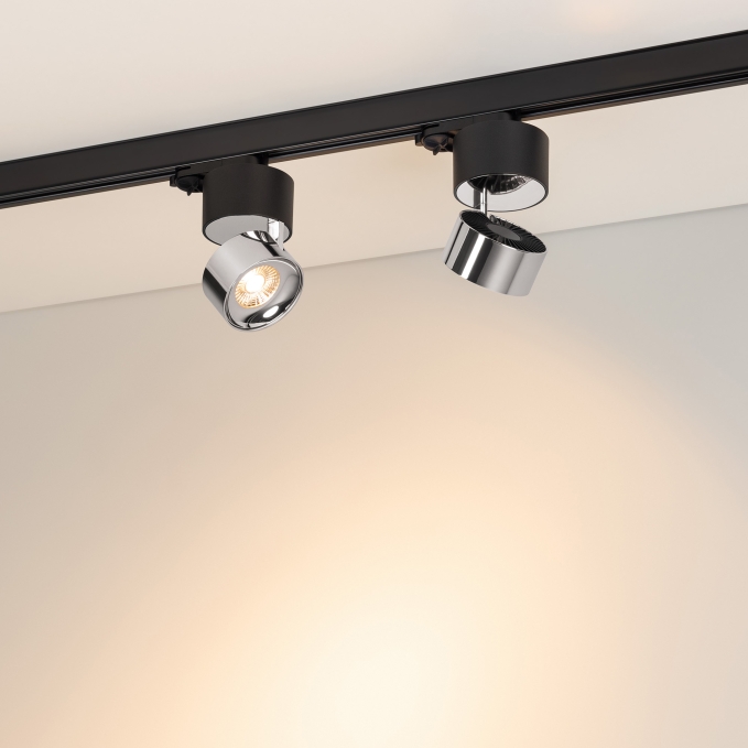 Светильник SP-PLURIO-TRACK-4TR-R77-9W Warm3000 (BK-CHR, 36 deg, 230V), Arlight, 038125, изображение 3