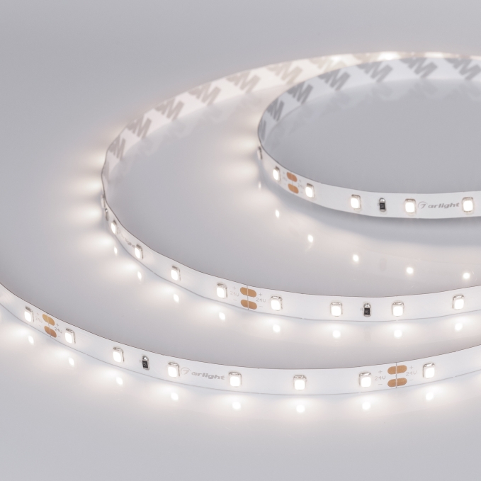 Светодиодная лента RT 2-5000 24V SUN Day4000 (2835, 60 LED/m, LUX), Arlight, 024968, изображение 2 Светодиодная лента RT 2-5000 24V SUN Day4000 (2835, 60 LED/m, LUX), Arlight, 024968, изображение 2