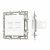 Механизм компьютерной розетки двойной SCT-MPC2-PL-WH (RJ-45, CAT6), Arlight, 045336