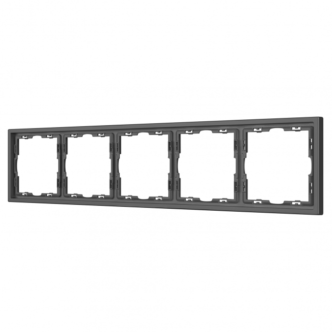 Рамка пластиковая FRM-NOBE-SFPL-5-GR, Arlight, 054230, изображение 1