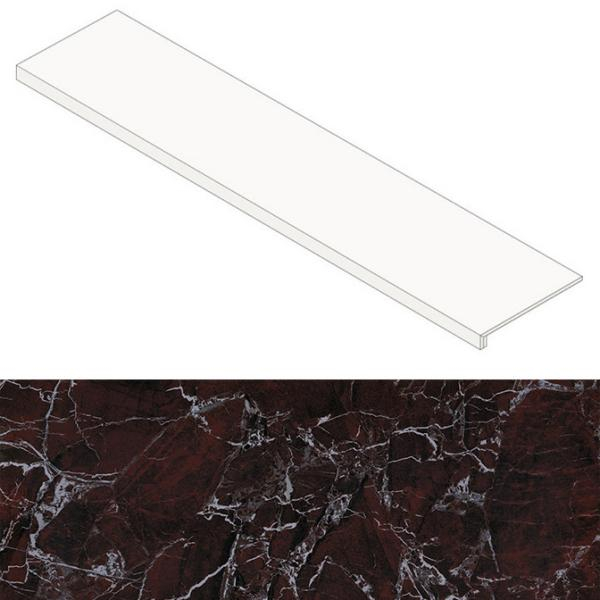 Ступень Atlas Concorde Marvel Edge Red Luxury Scalino Lap. 33x150, AFCV Ступень Atlas Concorde Marvel Edge Red Luxury Scalino Lap. 33x150, AFCV