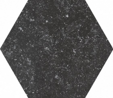 Керамогранит Equipe Coralstone Hexagon Black 29.2x25.4, 23577 Керамогранит Equipe Coralstone Hexagon Black 29.2x25.4, 23577