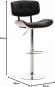 Стул барный Equilibrium Whirl, Hesby Import, HSBI_TG2553 Стул барный Equilibrium Whirl, Hesby Import, HSBI_TG2553