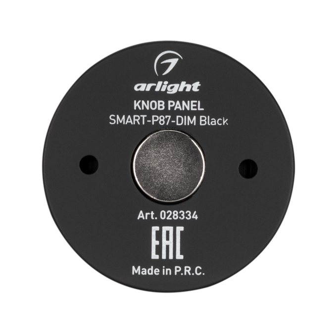 Панель Knob SMART-P87-DIM Black (3V, 1 зона, 2.4G), Arlight, 028334, изображение 2