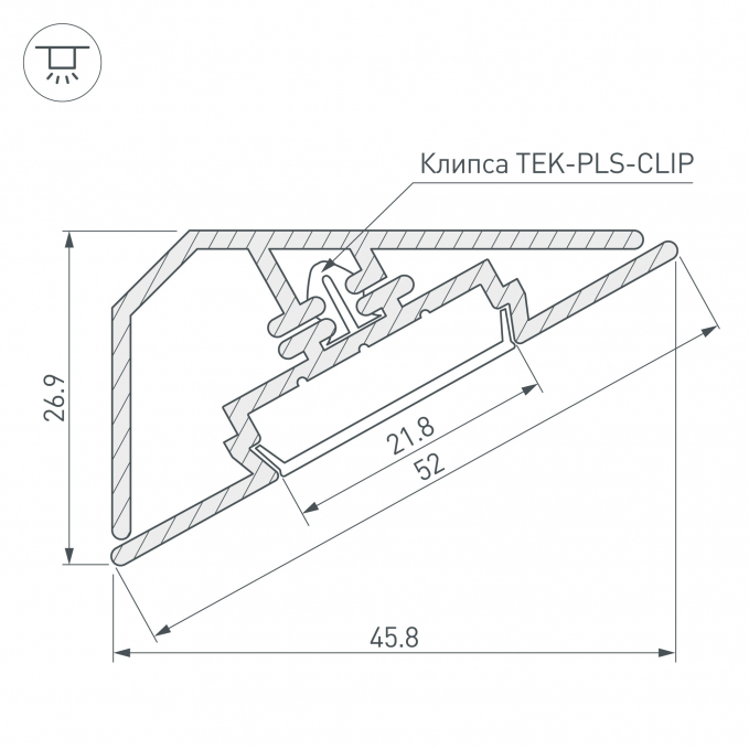Профиль KLUS-LOCK-FM-BASE-2000 ANOD, Arlight, 020909, изображение 4 Профиль KLUS-LOCK-FM-BASE-2000 ANOD, Arlight, 020909, изображение 4