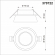 Светильник встраиваемый IP20 GU10 9W 235V LIRIO SPOT NT21 581 NOVOTECH 370722, схема товара Светильник встраиваемый IP20 GU10 9W 235V LIRIO SPOT NT21 581 NOVOTECH 370722, схема товара