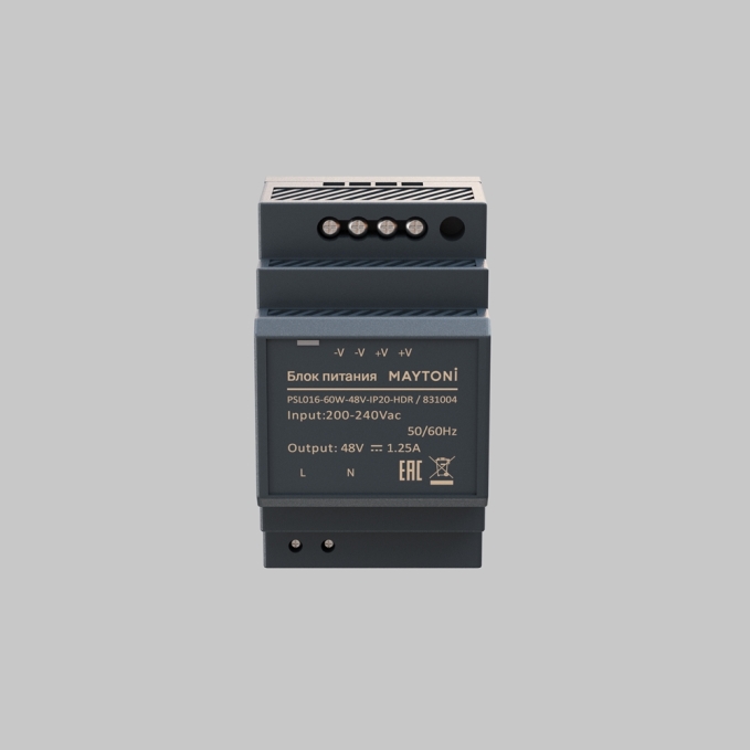 Источник напряжения PSL016 48В 60Вт IP 20 831004, 831004, изображение 2 Источник напряжения PSL016 48В 60Вт IP 20 831004, 831004, изображение 2