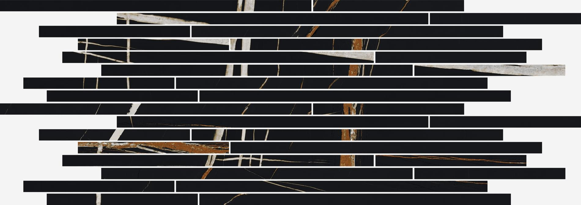 Мозаика Italon Charme Deluxe Sahara Noir Strip 26x75, 610110000643 Мозаика Italon Charme Deluxe Sahara Noir Strip 26x75, 610110000643