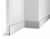 Плинтус Cosca Decor AP72 под покраску, 75x10x2400 мм, МДФ