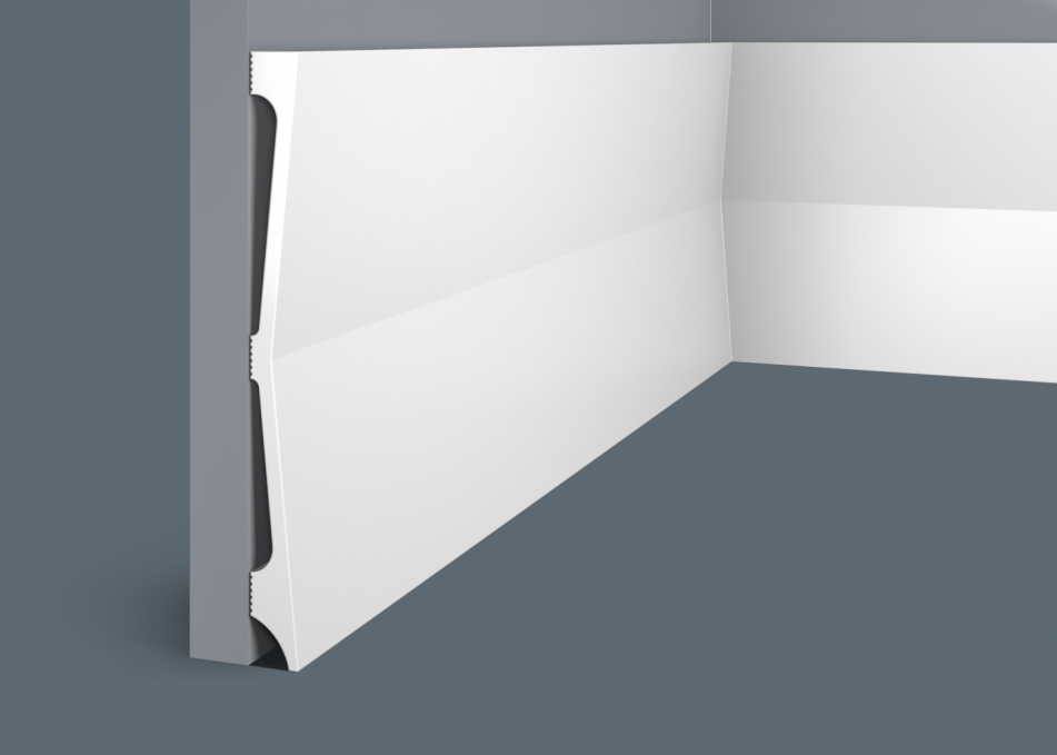 Плинтус Cosca Decor PX039, 185х16x2000 мм, Экополимер Плинтус Cosca Decor PX039, 185х16x2000 мм, Экополимер