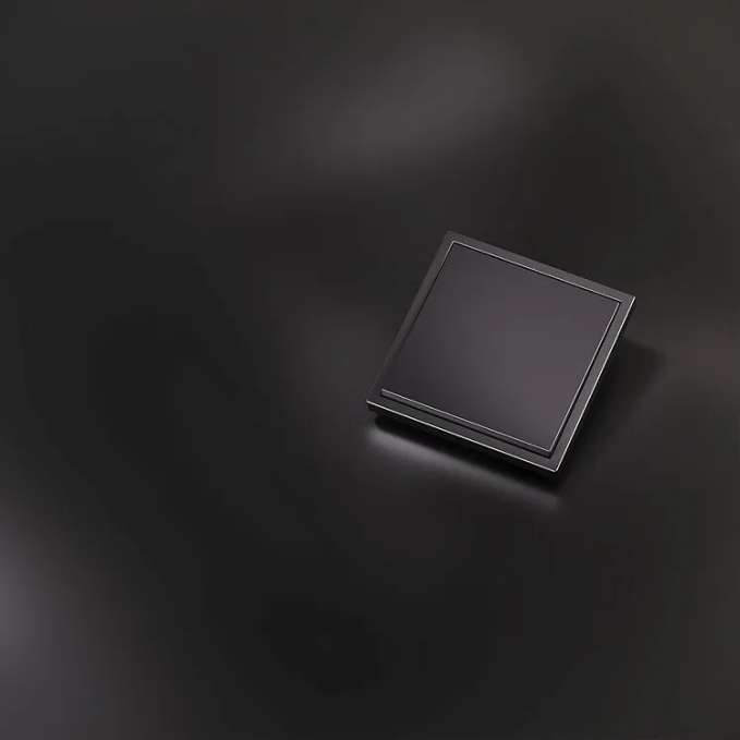 Клавиша для выключателя/переключателя одноклавишного, S70 Metal (антрацит), Voltum, VLSM000112
