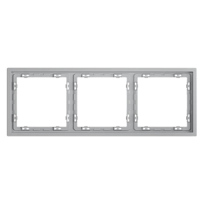 Рамка пластиковая VOLTUM S70 на 3 поста, (серый), Voltum, VLS100316 Рамка пластиковая VOLTUM S70 на 3 поста, (серый), Voltum, VLS100316