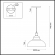 Подвес E27 60W 220V DARIO SUSPENTIONI LN26 404 LUMION 3675/1, схема товара Подвес E27 60W 220V DARIO SUSPENTIONI LN26 404 LUMION 3675/1, схема товара