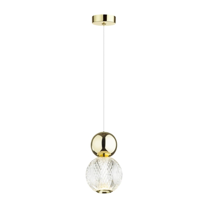 Подвес LED 7W 4000K 350Лм CRYSTAL L-VISION ODL23 573 ODEON LIGHT 5008/7L, фото на белом фоне Подвес LED 7W 4000K 350Лм CRYSTAL L-VISION ODL23 573 ODEON LIGHT 5008/7L, фото на белом фоне