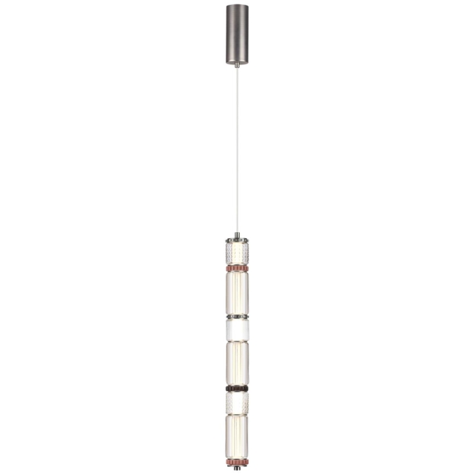 Подвес LED 22W 4000K COLLIER L-VISION Подвес 045 ODEON LIGHT 5456/18L, фото на белом фоне Подвес LED 22W 4000K COLLIER L-VISION Подвес 045 ODEON LIGHT 5456/18L, фото на белом фоне