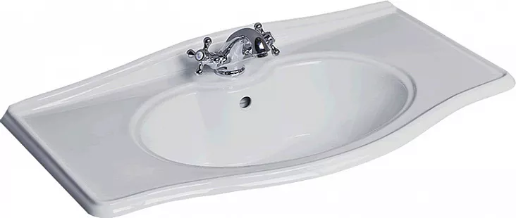 Мебельная раковина Caprigo 158-G3100 100 см белая Мебельная раковина Caprigo 158-G3100 100 см белая