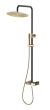 Душевая стойка со смесителем Boheme Stick 128-BG золото