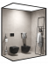 Настенная плитка Keraben Bleuemix Taupe Matt 40x120 Настенная плитка Keraben Bleuemix Taupe Matt 40x120