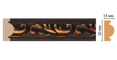 Молдинг Decomaster 157-966, 30x13x2400 мм