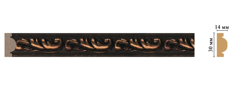 Молдинг Decomaster 157-966, 30x13x2400 мм Молдинг Decomaster 157-966, 30x13x2400 мм
