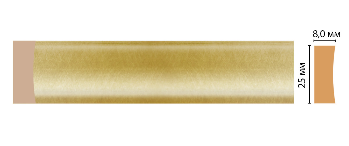 Молдинг Decomaster D046-374ДМ, 25x8x2400 мм