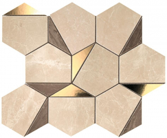 Мозаика Atlas Concorde Marvel Edge Gold Hex Sable-Brown 25.1x29, 9EHS