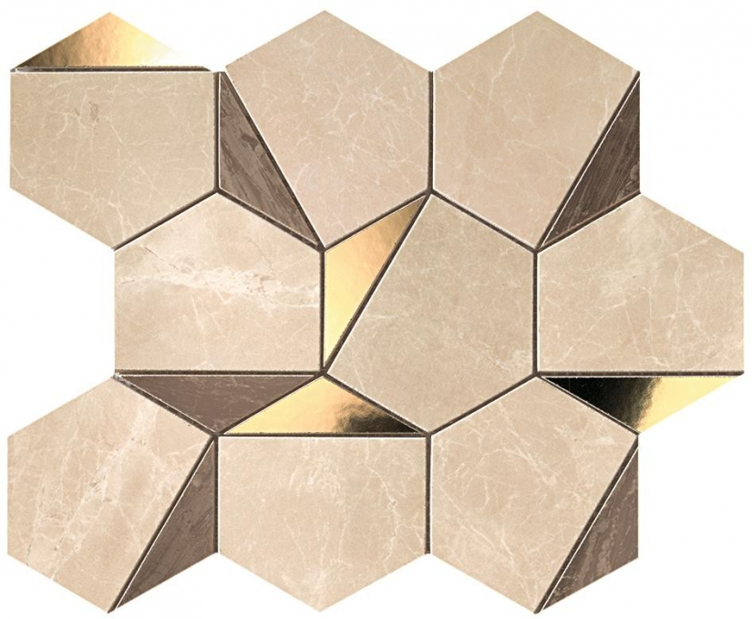 Мозаика Atlas Concorde Marvel Edge Gold Hex Sable-Brown 25.1x29, 9EHS Мозаика Atlas Concorde Marvel Edge Gold Hex Sable-Brown 25.1x29, 9EHS