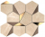 Мозаика Atlas Concorde Marvel Edge Gold Hex Sable-Brown 25.1x29, 9EHS