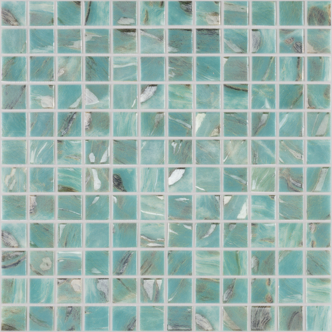 Мозаика Vidrepur Oasis 7103 Turquoise 25x25 31.7x31.7