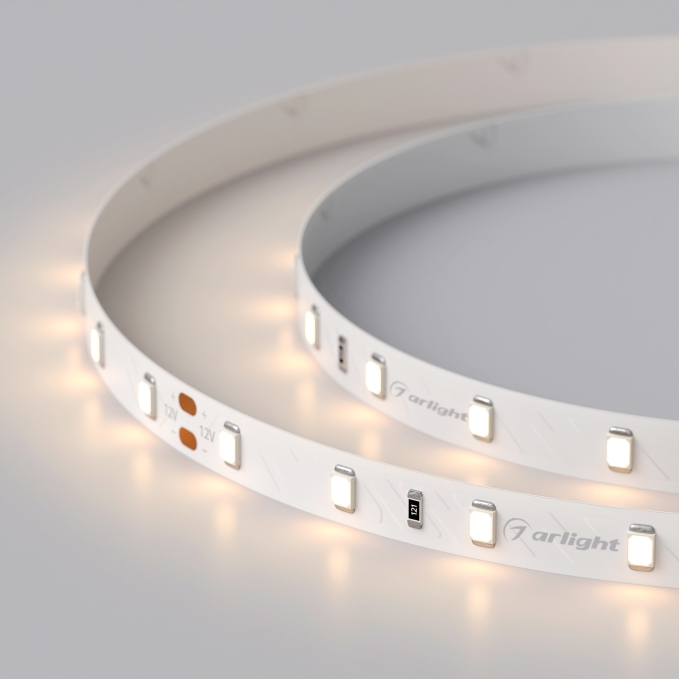 Светодиодная лента RT 2-5000 24V SUN Warm3000 (2835, 60 LED/m, LUX), Arlight, 024969, изображение 2 Светодиодная лента RT 2-5000 24V SUN Warm3000 (2835, 60 LED/m, LUX), Arlight, 024969, изображение 2