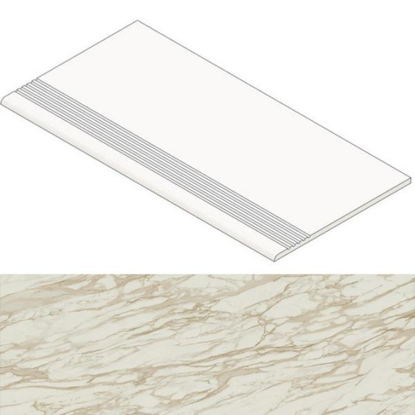 Ступень Atlas Concorde Marvel Edge Royal Calacatta Gradino 30x60, AFB7 Ступень Atlas Concorde Marvel Edge Royal Calacatta Gradino 30x60, AFB7