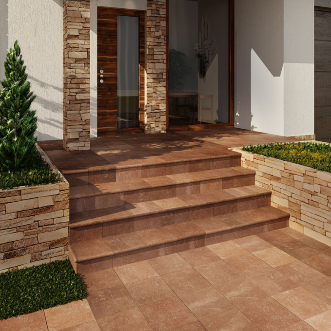 Плитка клинкерная Exagres Stone Base Brown 33x33 Плитка клинкерная Exagres Stone Base Brown 33x33