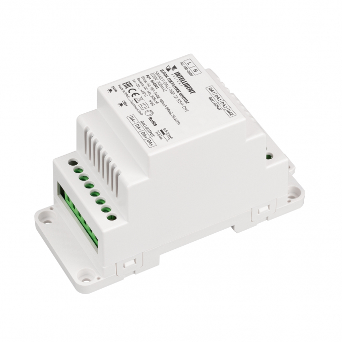 INTELLIGENT ARLIGHT Блок питания шины SMART-DALI-302-72-REP-DIN (230V, 200mA), Arlight, 060701, изображение 1