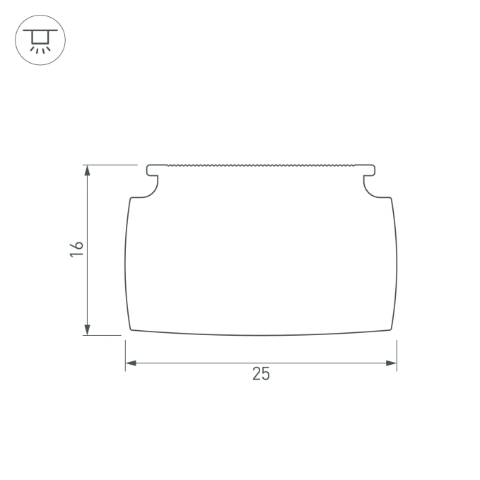Экран SL-LINE-W20-145deg-2400 BLOCK FROST-PM, Arlight, 041797, изображение 2 Экран SL-LINE-W20-145deg-2400 BLOCK FROST-PM, Arlight, 041797, изображение 2