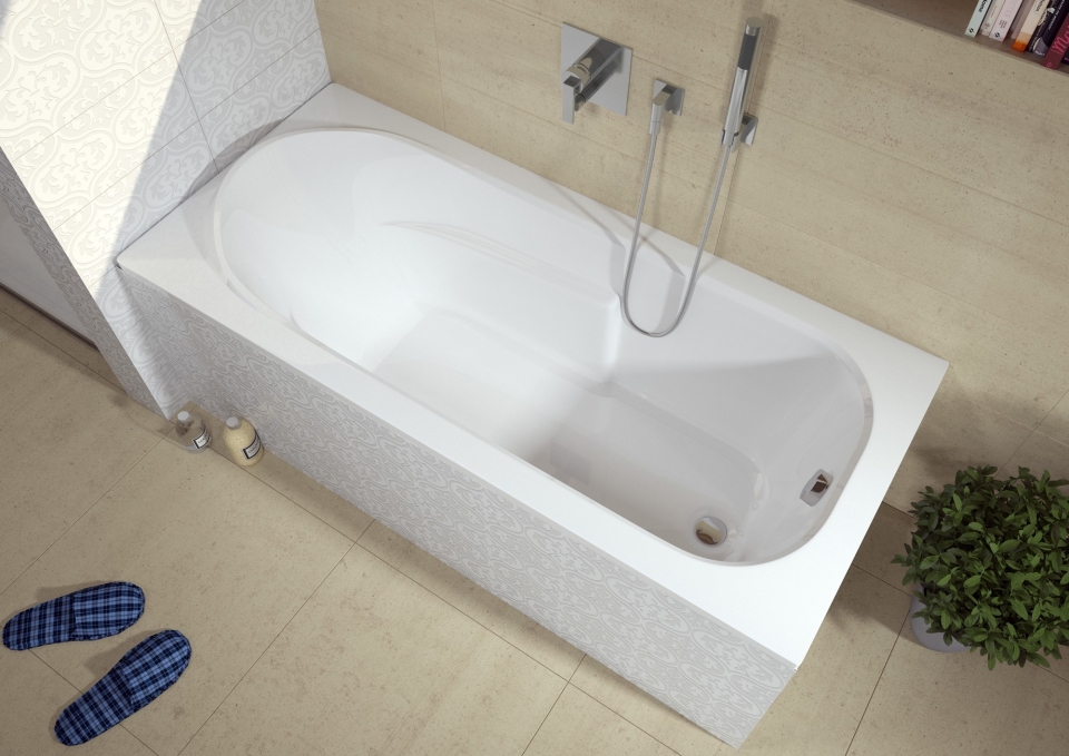 Ванна акриловая Riho Columbia 175x80 B003001005 пристенная Ванна акриловая Riho Columbia 175x80 B003001005 пристенная