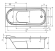 Ванна акриловая Riho Columbia 175x80 B003001005 пристенная Ванна акриловая Riho Columbia 175x80 B003001005 пристенная