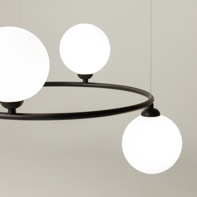 Подвесной светильник Круг / Ring G9х4, MOD013PL-04B, изображение 4 Подвесной светильник Круг / Ring G9х4, MOD013PL-04B, изображение 4