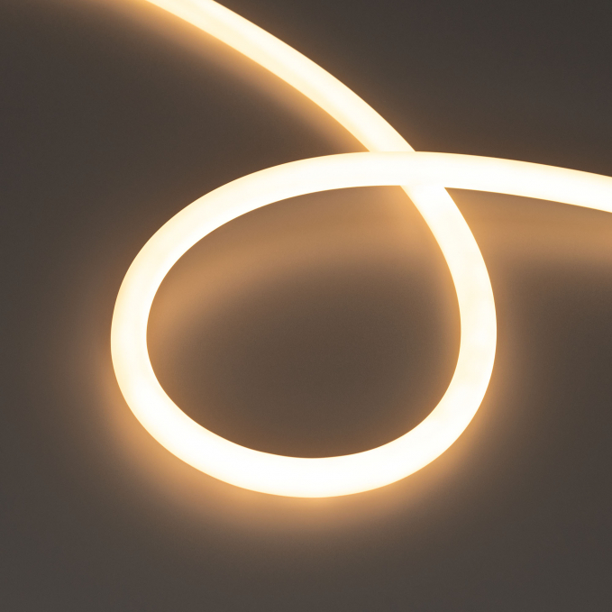 Светодиодная лента герметичная MOONLIGHT-TOP-M560-D13mm 24V Warm2700 360deg (8.6 W/m, IP65, 5m, wire x1), Arlight, 039552, изображение 5