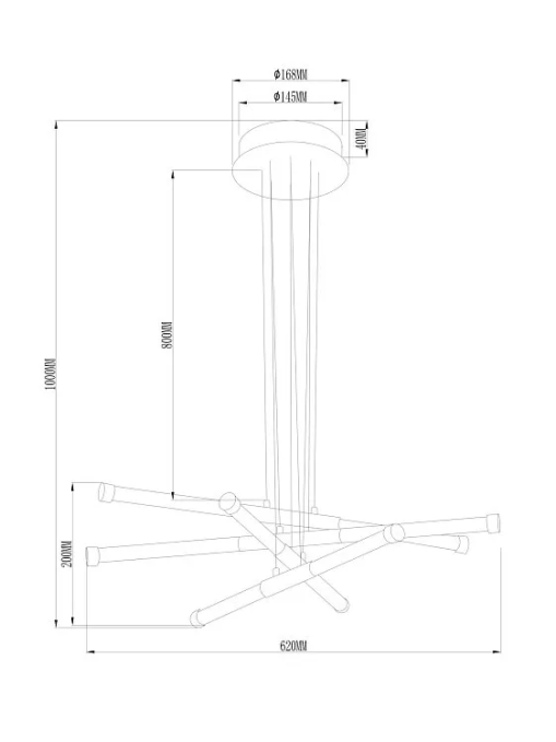 Подвесной светильник, Freya, FR6098PL-L64BZ Подвесной светильник, Freya, FR6098PL-L64BZ