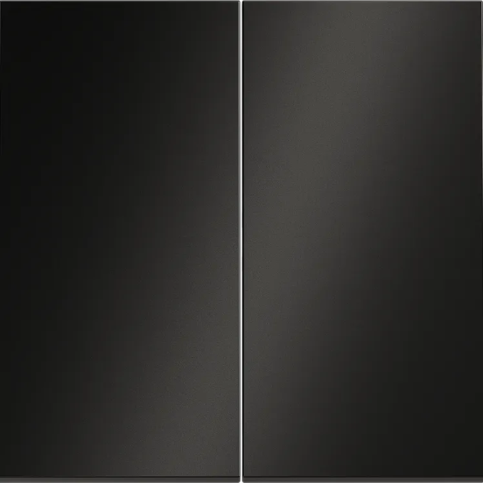 Клавиши для выключателя/переключателя двухклавишного, S70 Metal (антрацит), Voltum, VLSM000312