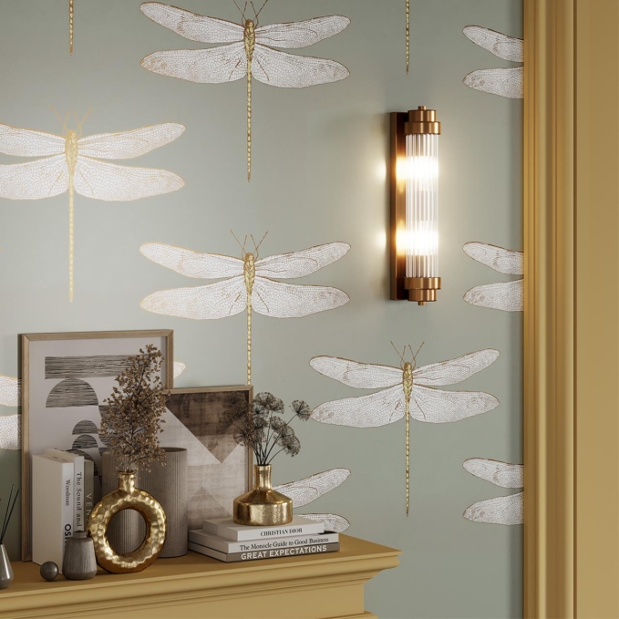 Настенный светильник E14 2*40W LORDI WALLI ODL21 467 ODEON LIGHT 4821/2W, фото в интерьере 1