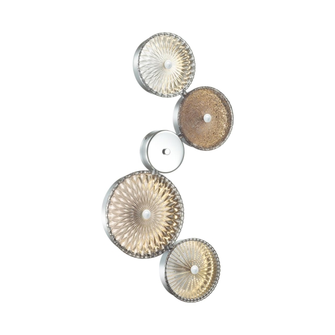 Бра LED 26W 4000K CARAMELLA L-VISION ODL_EX23 145 ODEON LIGHT 5416/26WL, фото на белом фоне