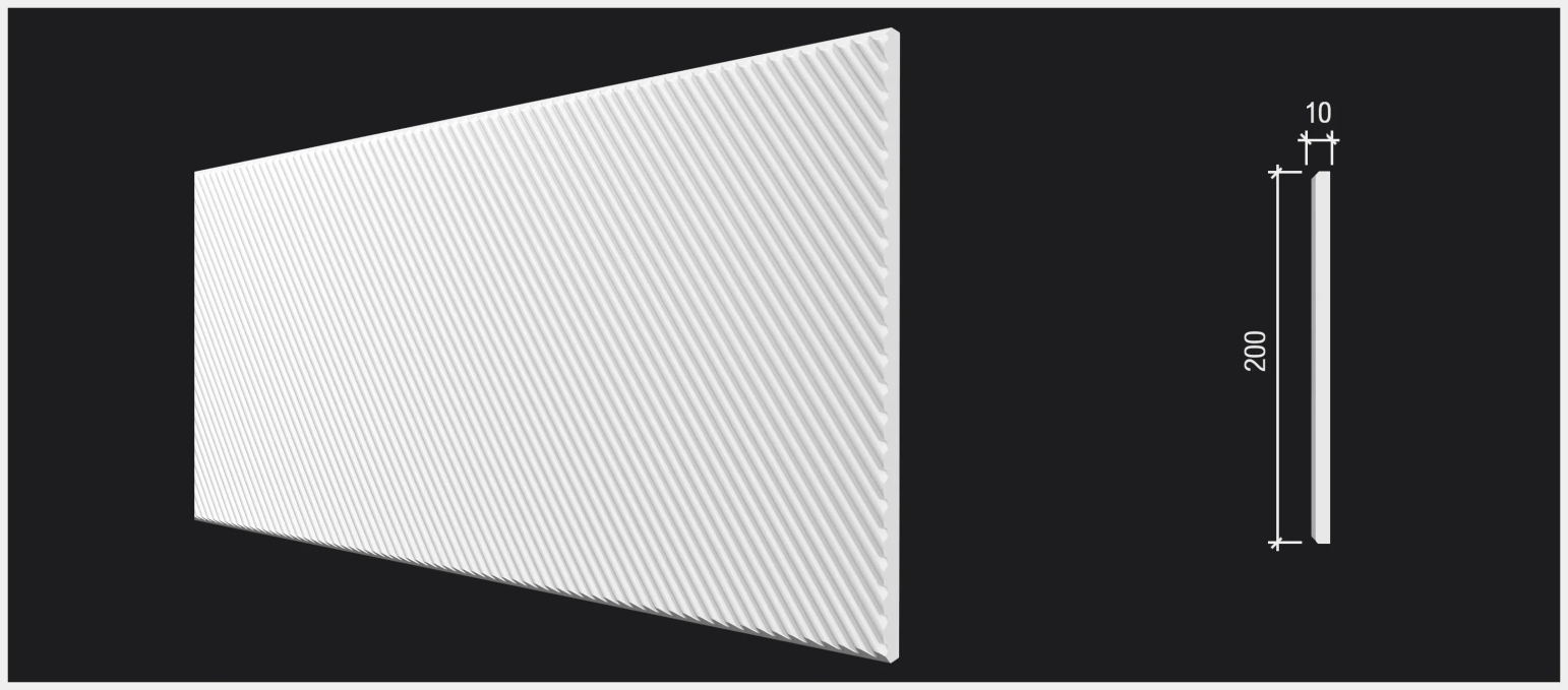 Стеновая панель Decor-Dizayn DD926, 200x10x2000 мм
