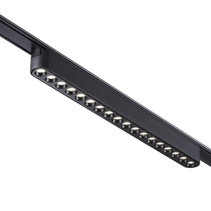 Трековый светильник для низковольтного шинопровода IP20 LED 18W 48V 1710Лм 3000К SMAL SHINO NT23 185 NOVOTECH 359244, фото на белом фоне Трековый светильник для низковольтного шинопровода IP20 LED 18W 48V 1710Лм 3000К SMAL SHINO NT23 185 NOVOTECH 359244, фото на белом фоне