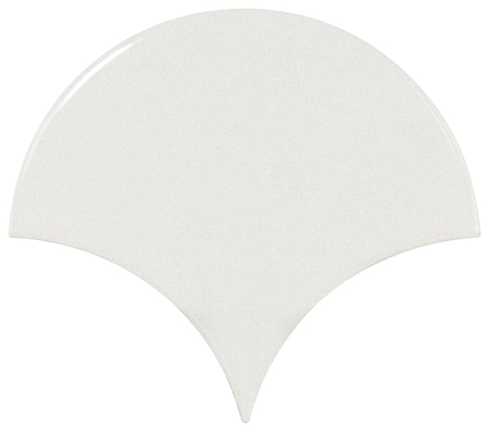 Настенная плитка Equipe Scale Fan White 10.6x12, 21968