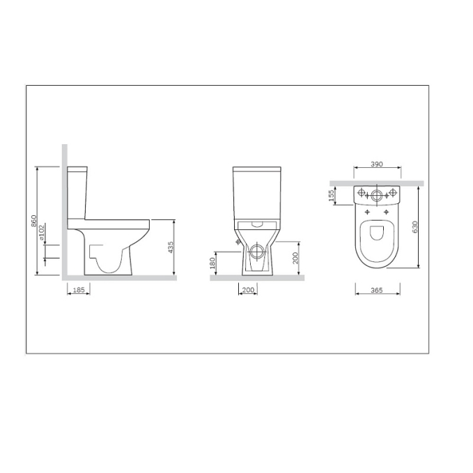 Унитаз AM.PM Spirit 2.0 C708600SC Унитаз AM.PM Spirit 2.0 C708600SC