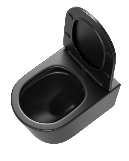 Унитаз подвесной Sapbox Lumara SB1124C1-MB Rimless черный матовый