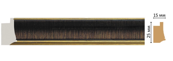 Багет Decomaster 564-278, 26x16x2900 мм Багет Decomaster 564-278, 26x16x2900 мм