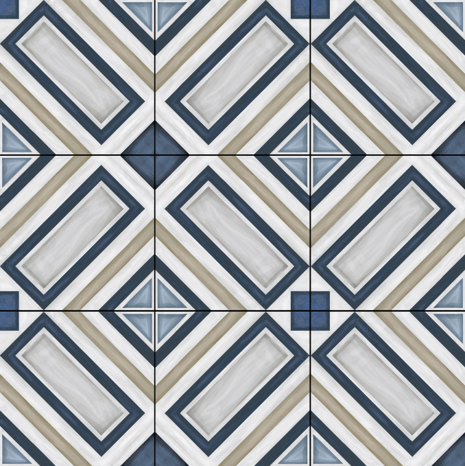 Керамогранит Smile Tile Artisan Laguna 19.8x19.8