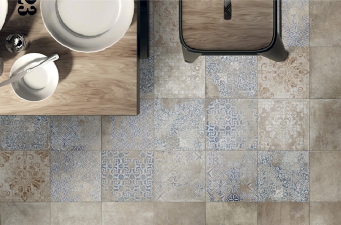 Керамогранит Mykonos Mediterranea Tabarca decors 45x45 Керамогранит Mykonos Mediterranea Tabarca decors 45x45